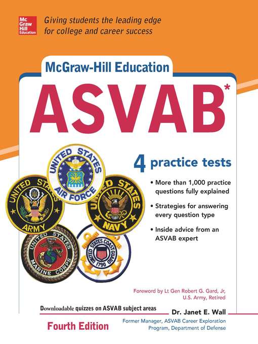 Title details for McGraw-Hill Education ASVAB with Downloadable Tests by Janet E. Wall - Available